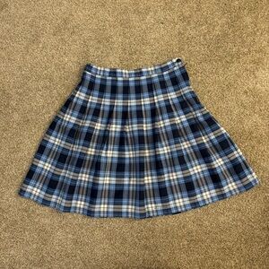 Lands’ End Kids Plaid School Uniform Skirt Size 12